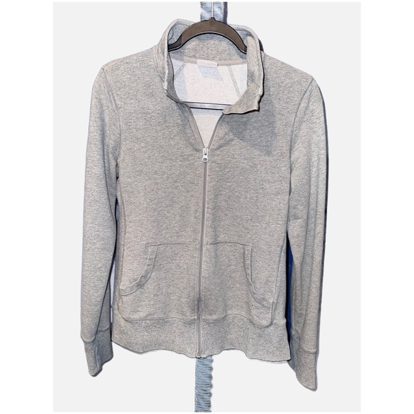 Danskin- Women’s Gray Zip-Up Jacket Size Medium - Picture 1 of 13